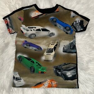 MOLO Kids Car Print T-Shirt EUC
